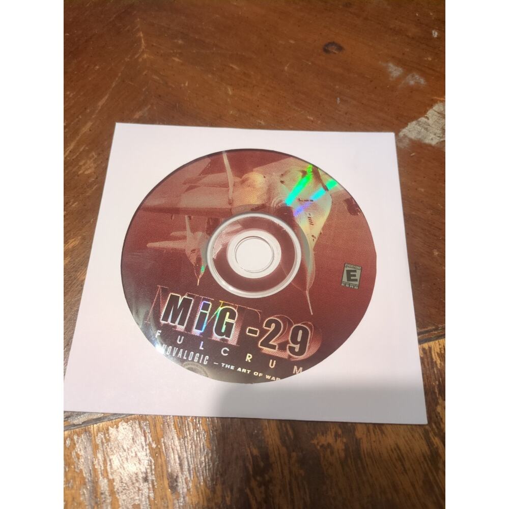 1998 Novalogic MiG-29 Fulcrum PC Disc Only